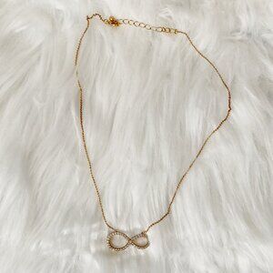 Infinity Sign Gold Necklace